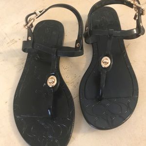 NWOT Coach sandals never worn